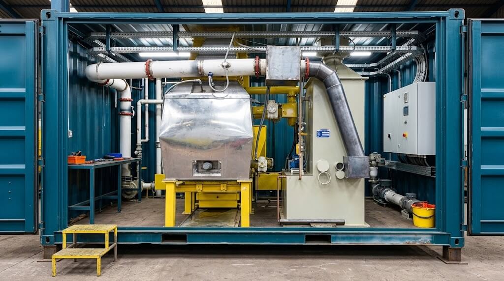 Lavador de Gases para Estações de Transbordo e Aterros Sanitários
