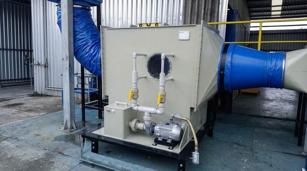 Lavador de Gases Neutralização de HCl, HF, Cl₂ e Compostos Sulfatados